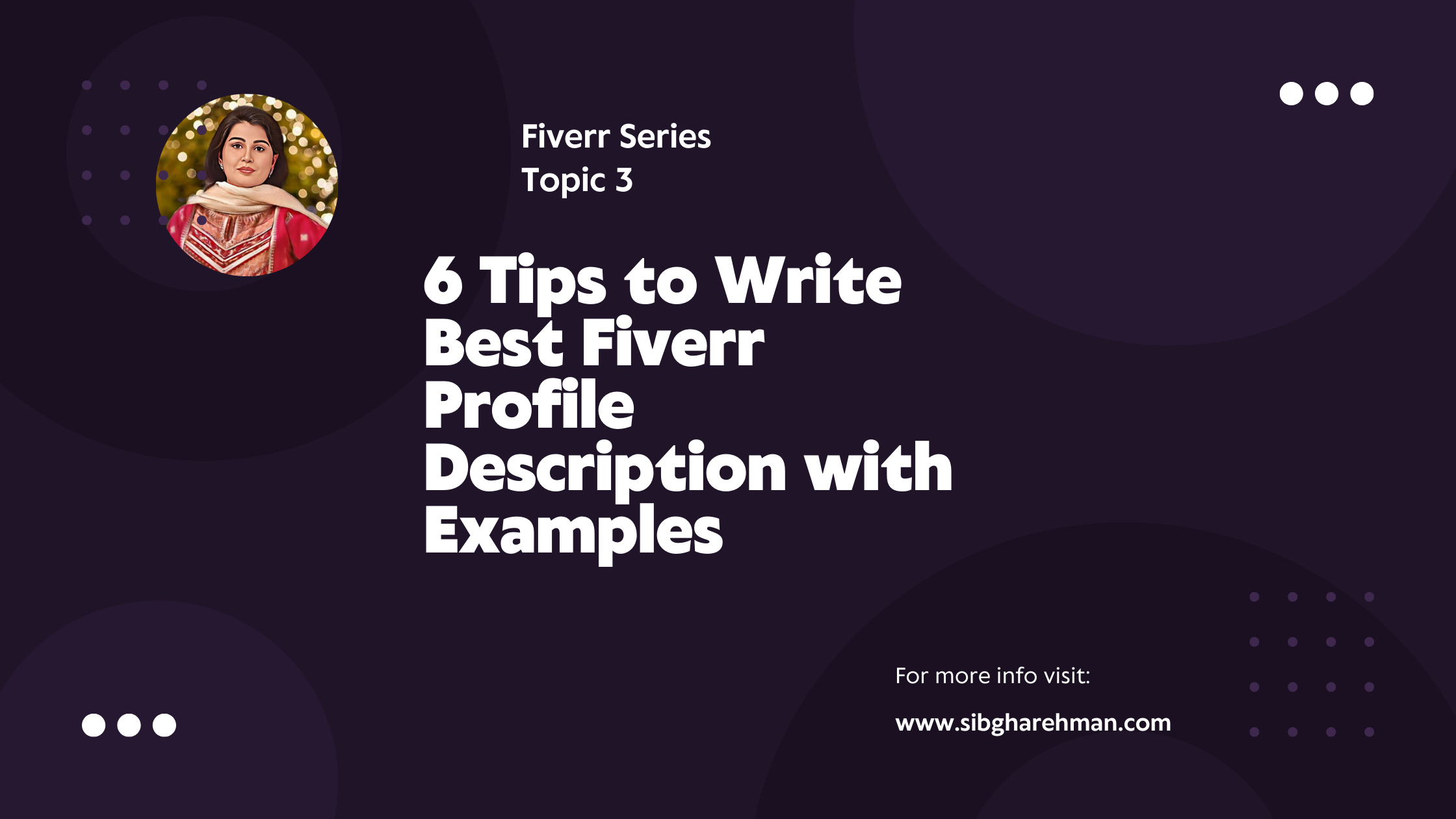 how to write a fiverr profile