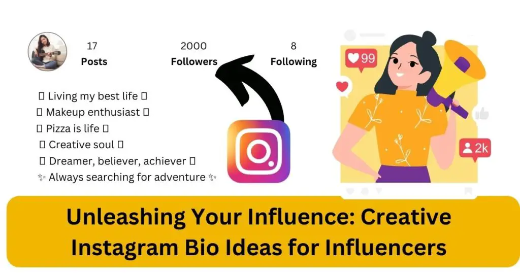Instagram bio for influencers