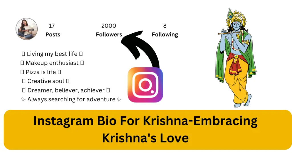 Instagram Bio For Krishna-Embracing Krishna’s Love