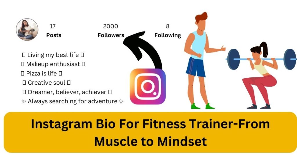 instagram bio for fitness trainers