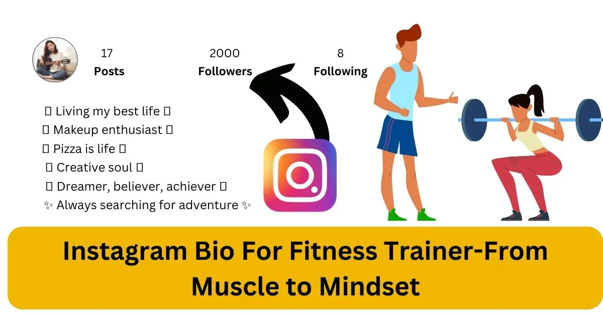 instagram bio for fitness trainers