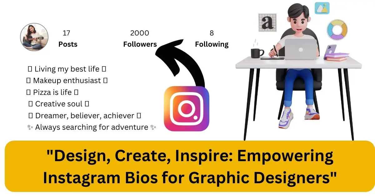 instagram bio for graphic designers