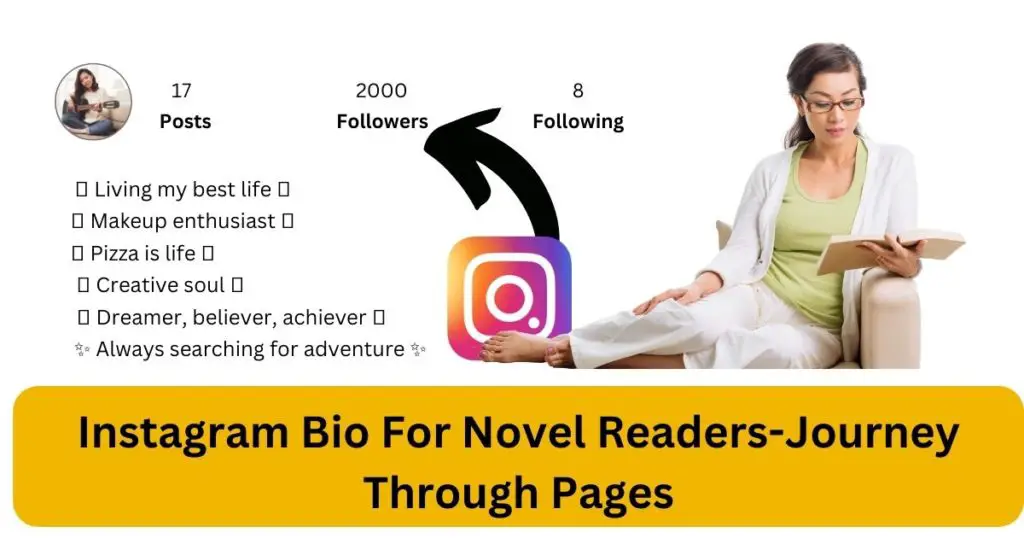 Instagram Bio For Novel Readers-Journey Through Pages