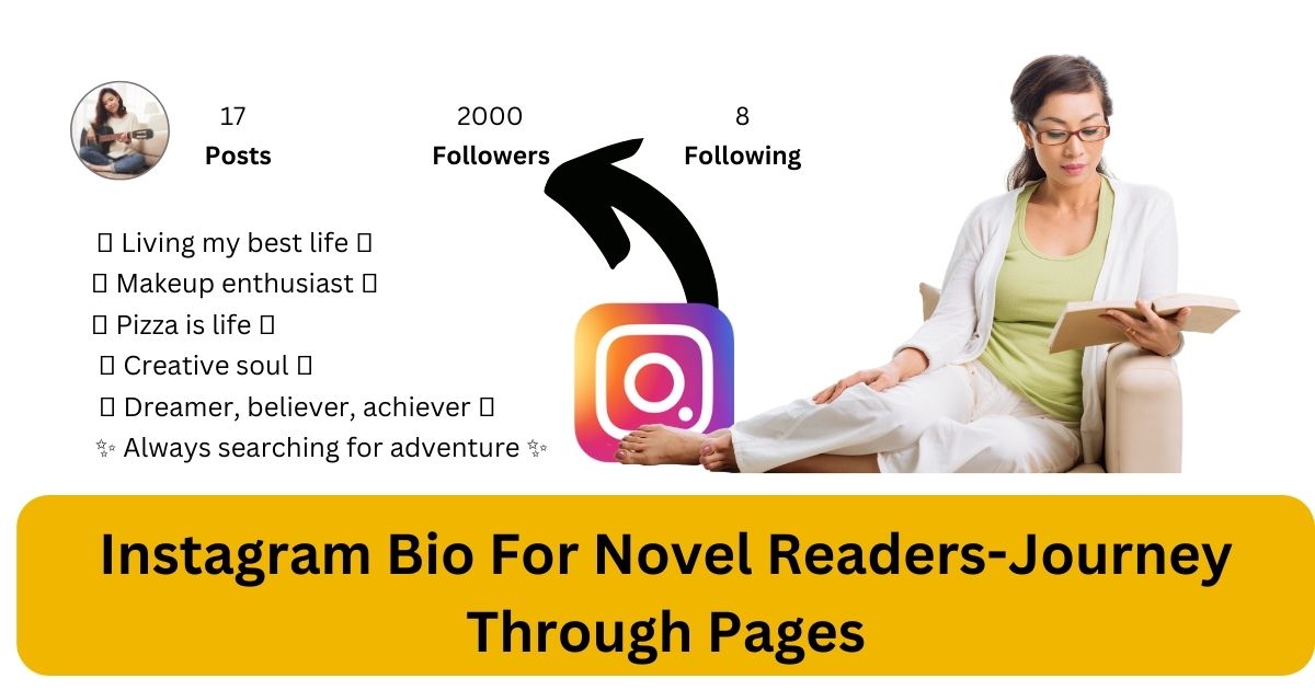 instagram bio for novel readers
