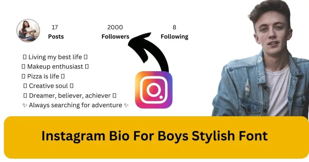 Instagram Bio For Boys Stylish Font