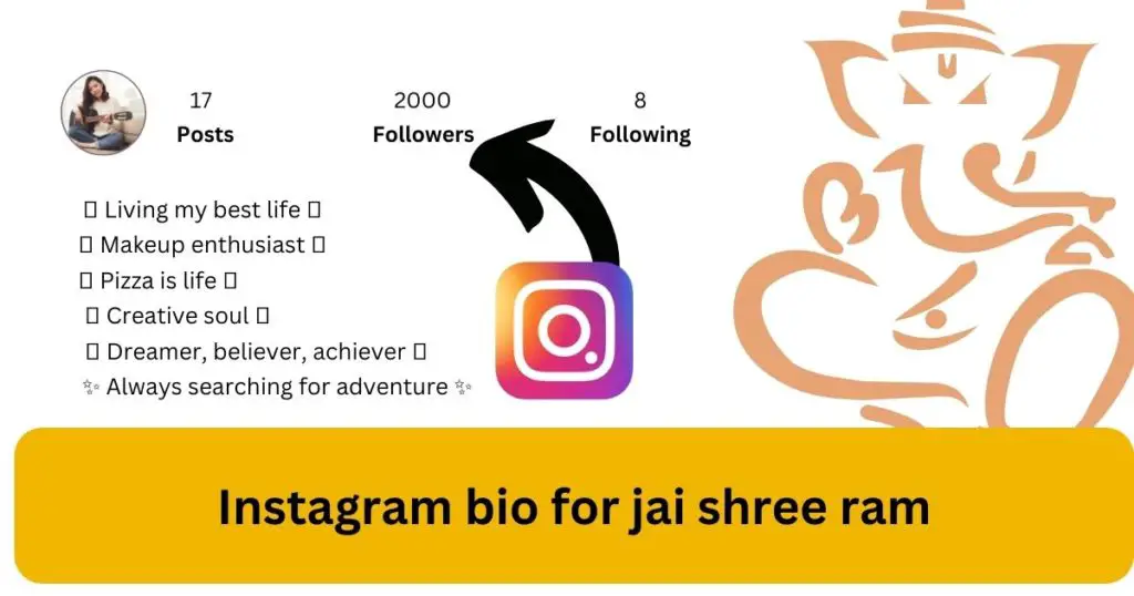 Instagram bio for jai shree ram – Unleash the Power of Devotion”