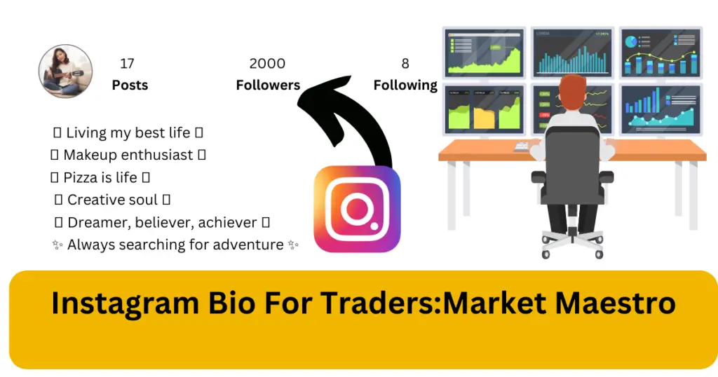 Instagram Bio For Traders:Market Maestro