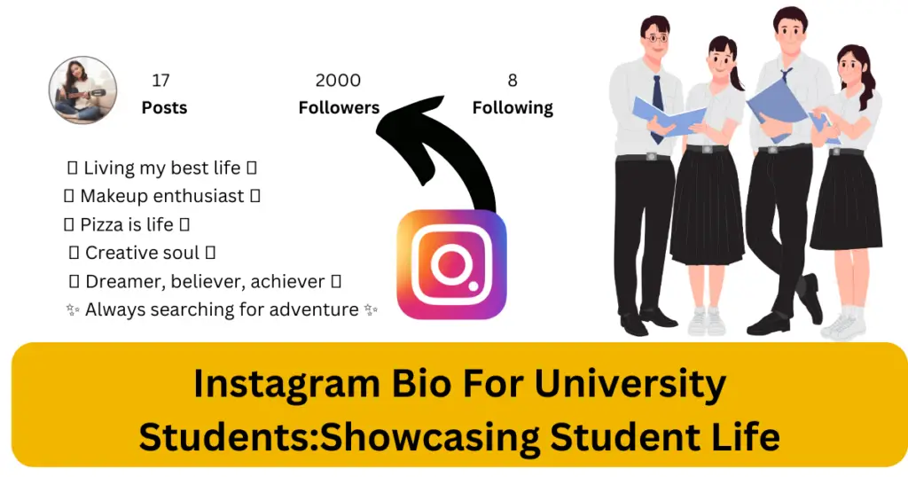 instagram bio for university Students